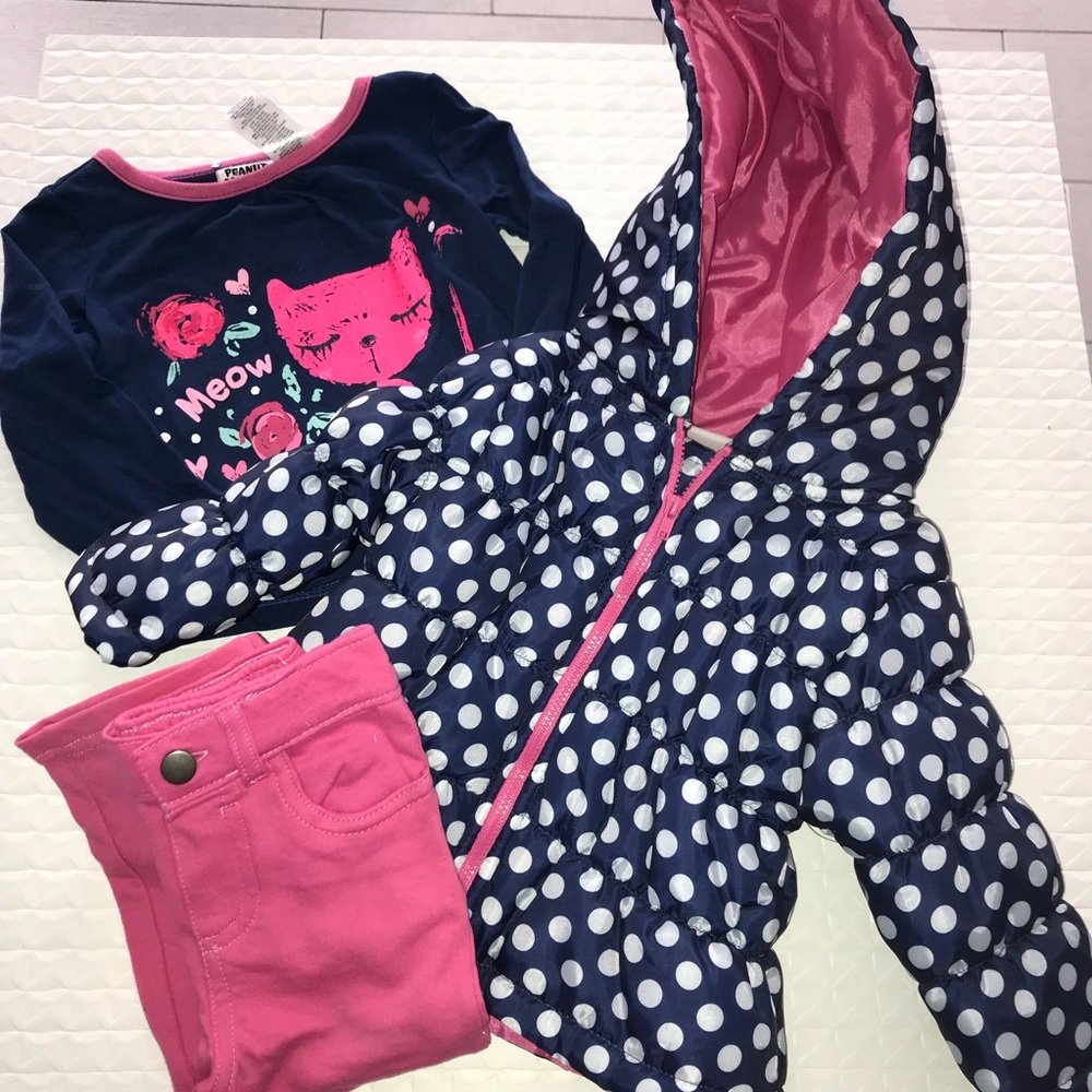 NWOT Peanut Buttons 12 month 3 Pc Set
